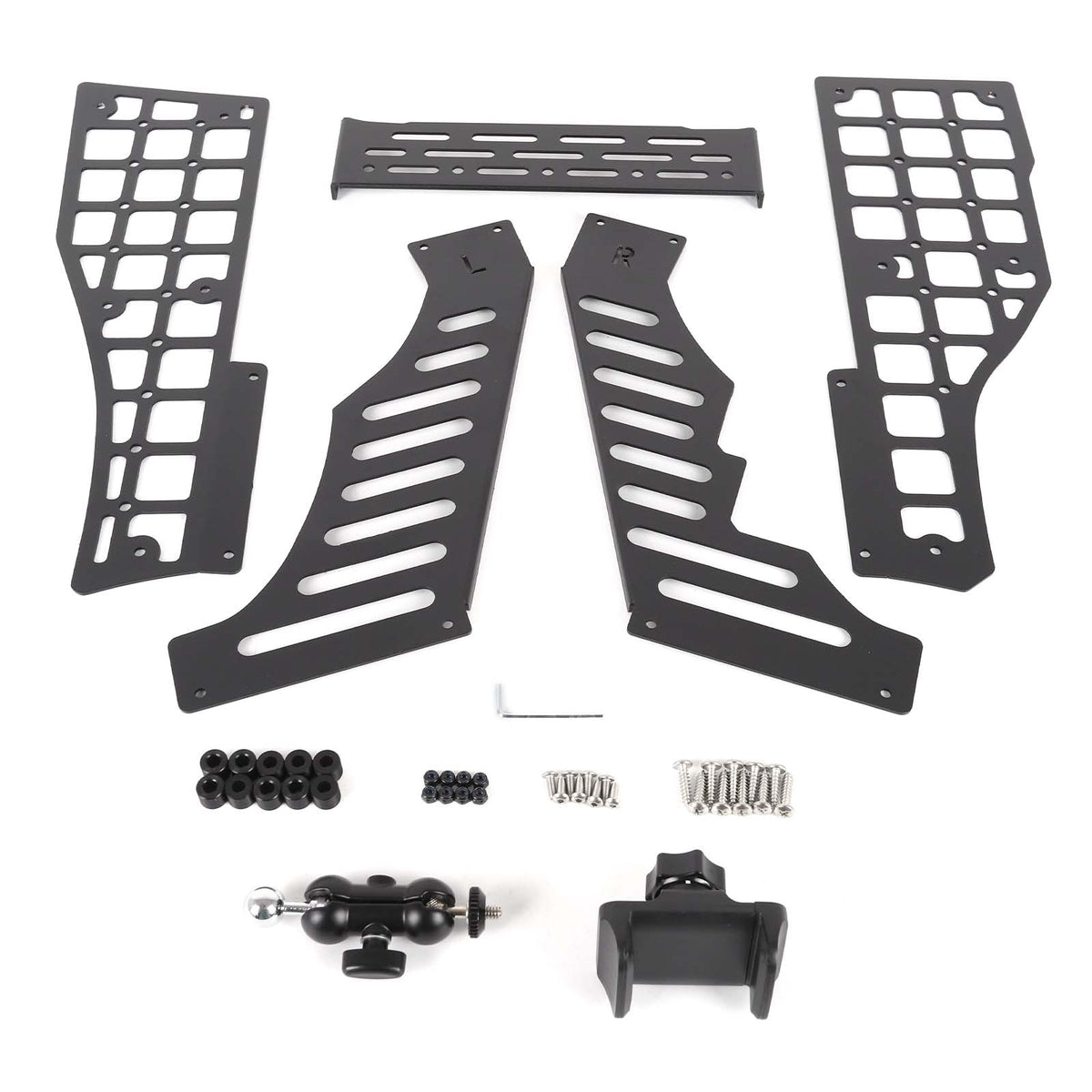 Center Molle Panel Digital Device Mount Clip For Nissan Frontier D40 2009-2017 2