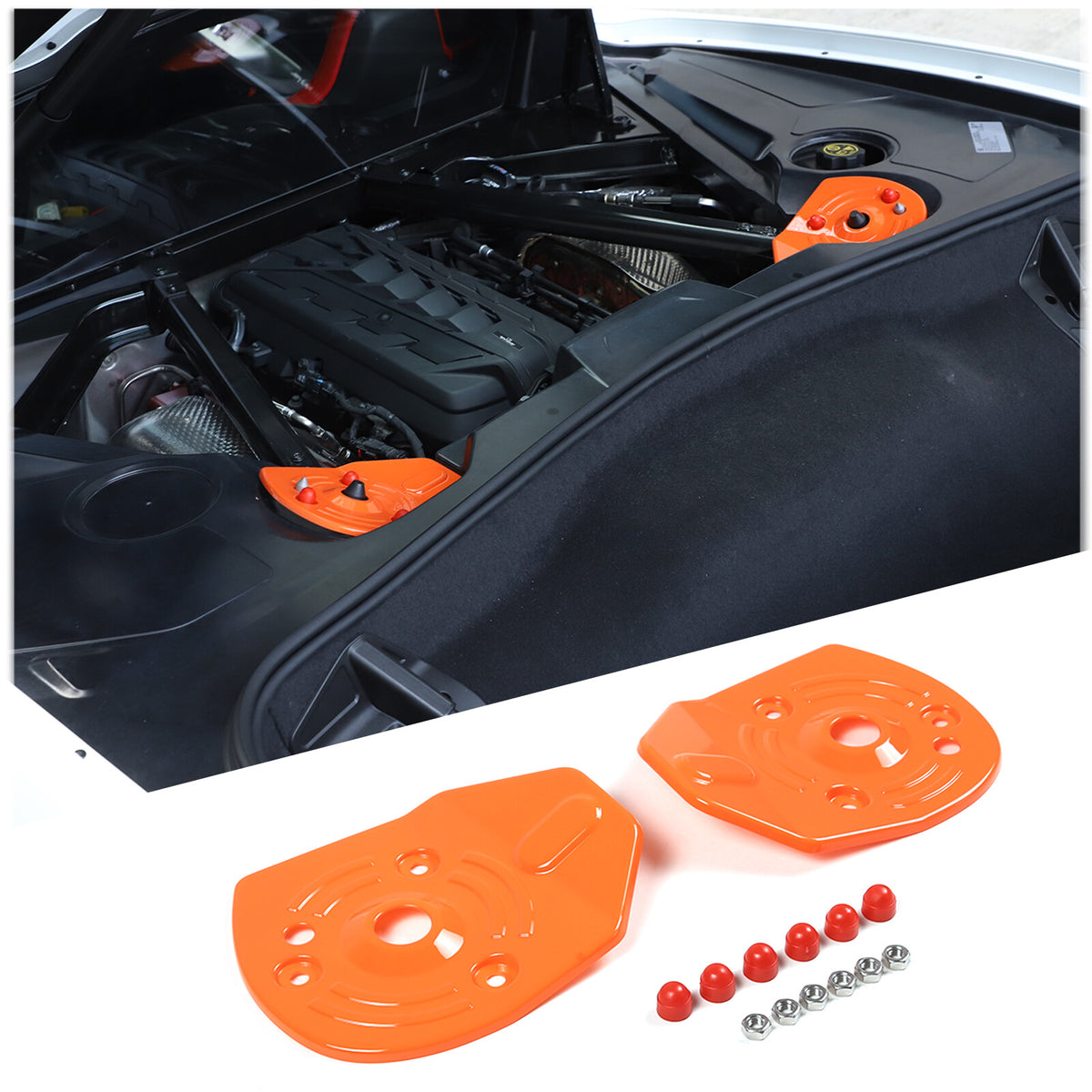 Oranger Interior Decor Trim Cover For C8 Corvette Stingray Coupe 2020-26 9