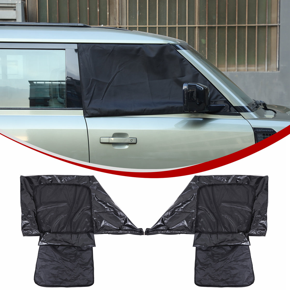 Car Window Sun Shade Cover UV Protection For Land Rover Defender L663 2020-24 3