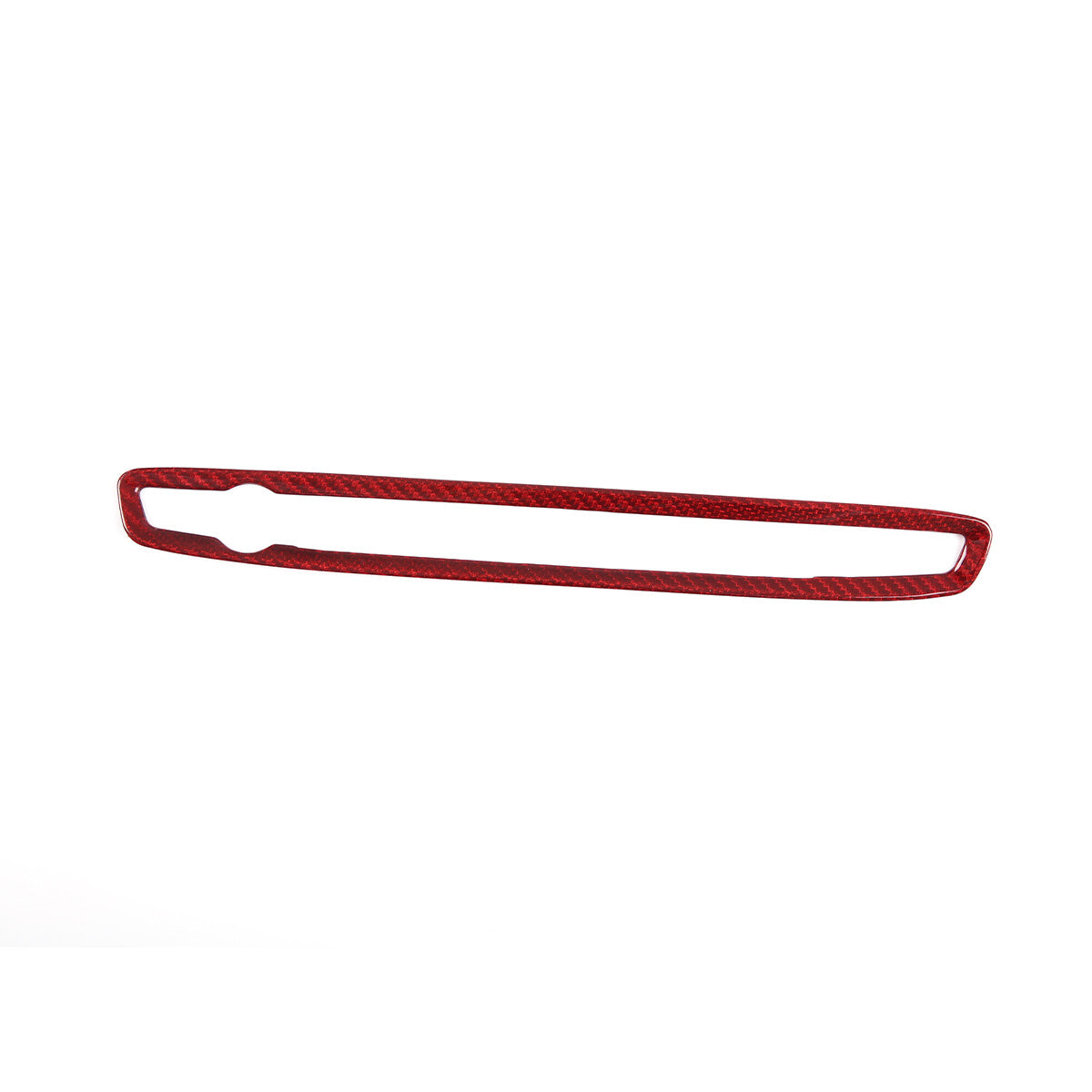 Red Carbon Fiber Central Control Volume Panel Decor Trim For Toyota Supra 19-24 7
