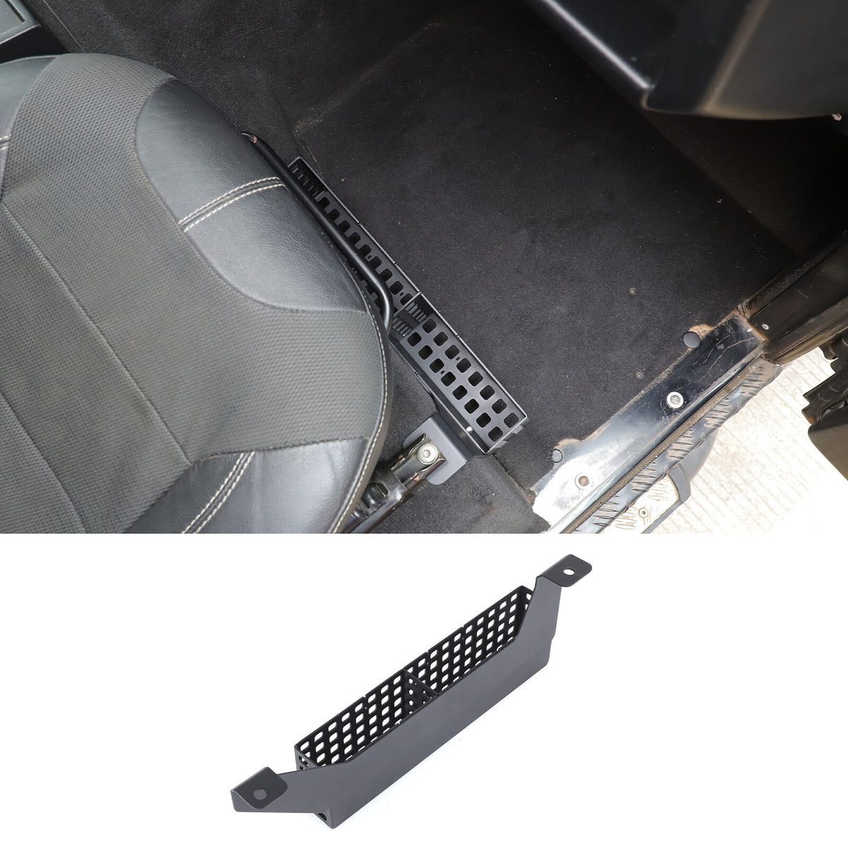 Aluminum Alloy Under Seat Storage Basket Tray For Land Rover Defender L316 04-18 20