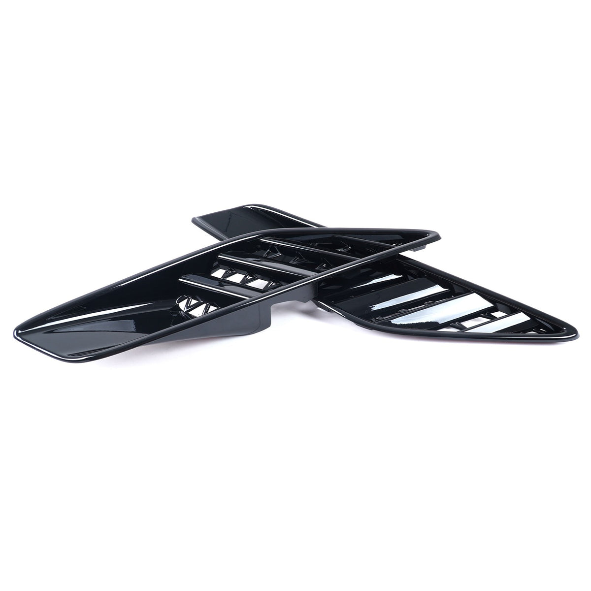 Piano Black ABS Rear Fender Air Intake Frame Trim For Corvette C7 2014-2019 US 18