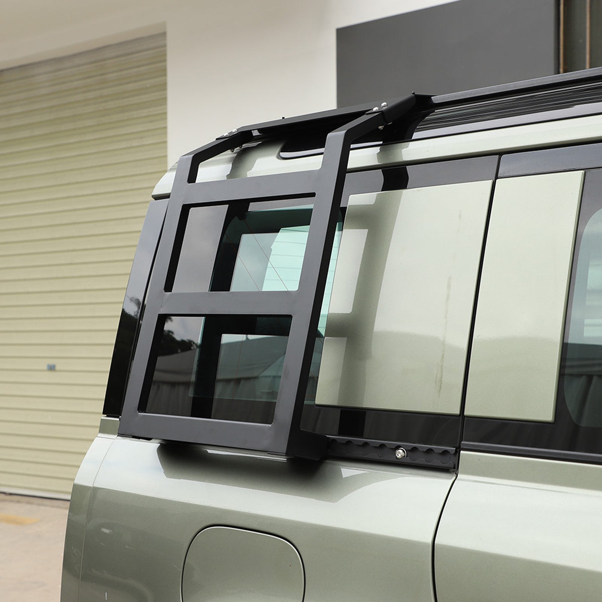 Back Rear Roof Ladder Tailgate Passanger Side Rack For LR Defender 20-24 US 17