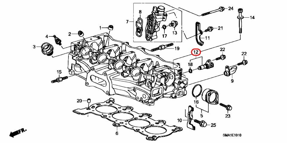 Honda OEM Camshaft Position Sensor 37510-RNA-A01 for Accord Civic 3