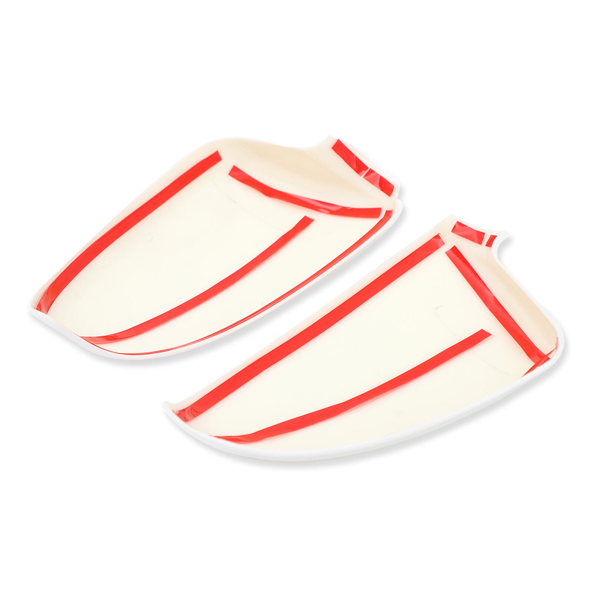White ABS Exterior Rearview Mirror Cover For Mercedes Benz Smart 2009-2015 8