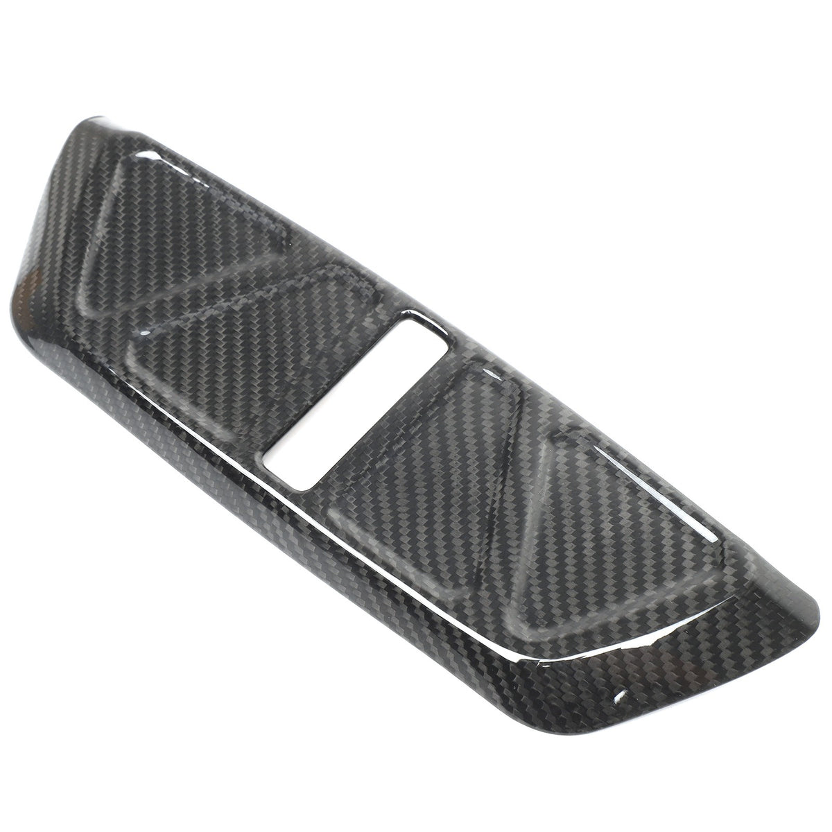 Real Carbon Fiber Trunk Lock Base Cover Trim For Corvette C8 Coupe 2020+ 8