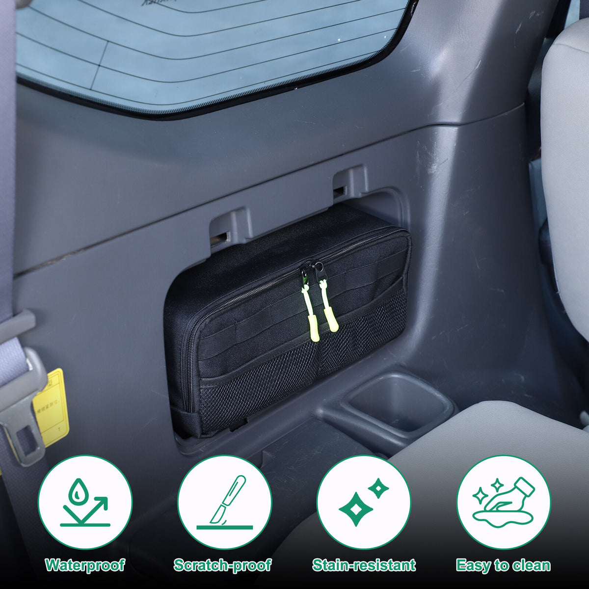 Rear Trunk Left & Right Side Storage Bag Organizer For Toyota Prado FJ120 03-09 12
