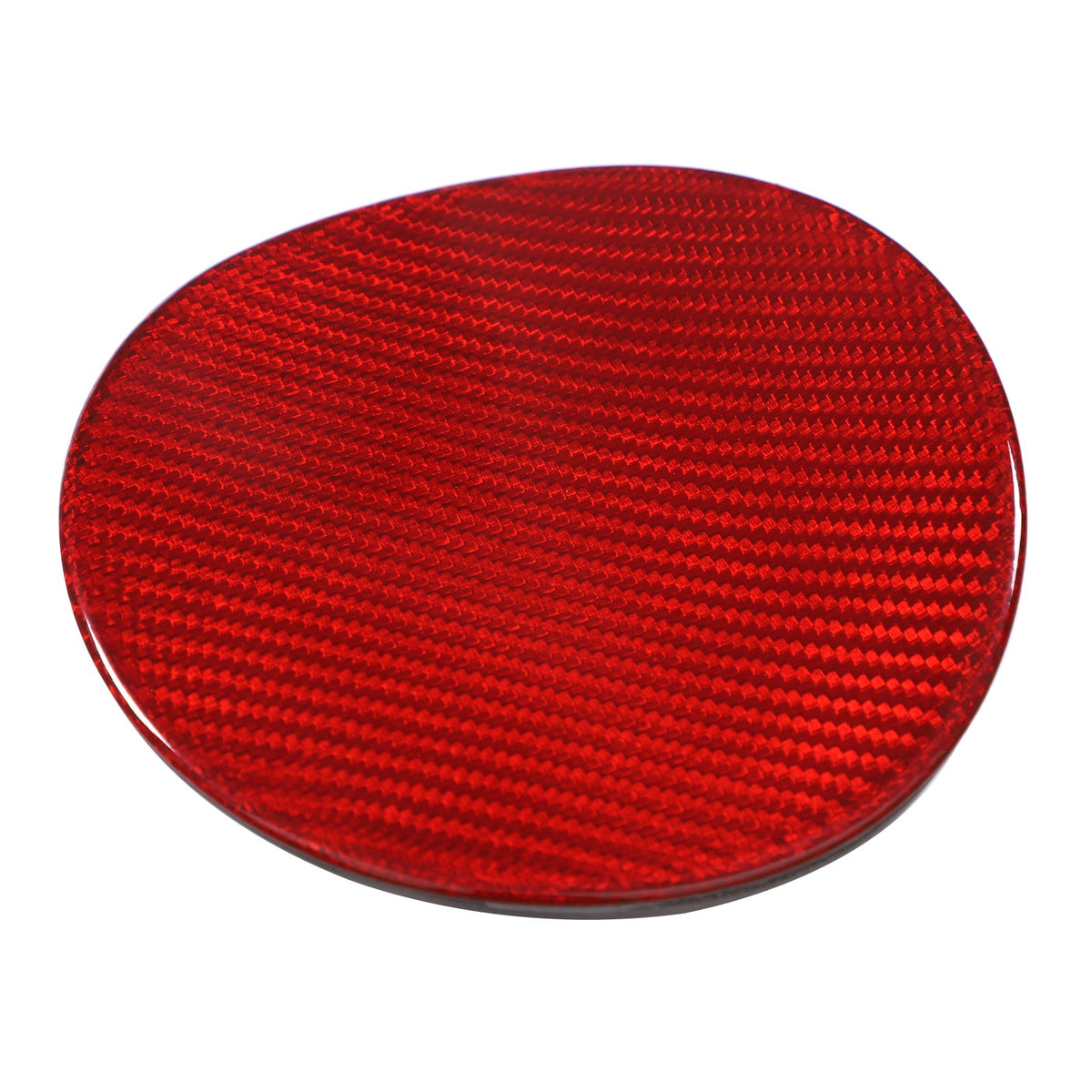 Replacement Red Real Carbon Fiber Fuel Tank Cap Lid Cover For Corvette C8 20+ US 16