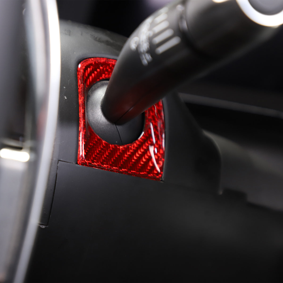 Red Real Carbon Fiber Full Interior Set Decor Trim Kit for Corvette C8 20-25 - Styles 31-35 42