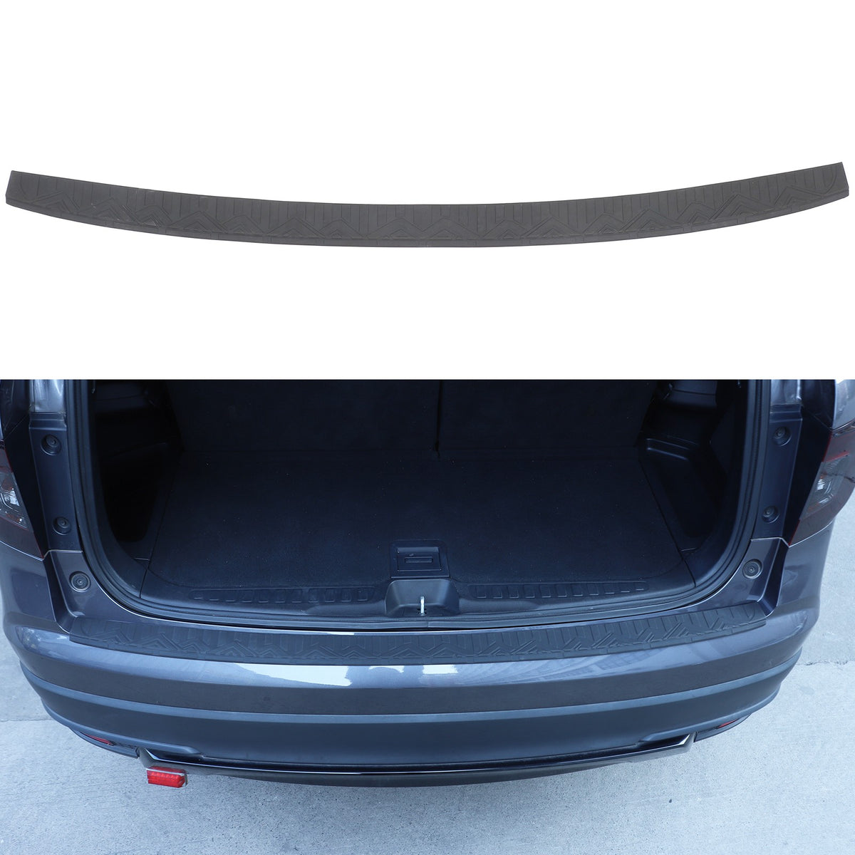 External Rear Bumper Guard Protector Trim For Honda Pilot 2016-2022 2