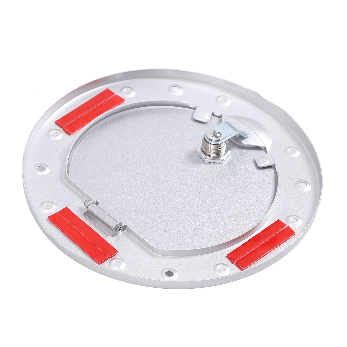 Silver Gas Cap Cover Fuel Filler Door Locking Anti-theft For Hummer H3 05-09 US 15