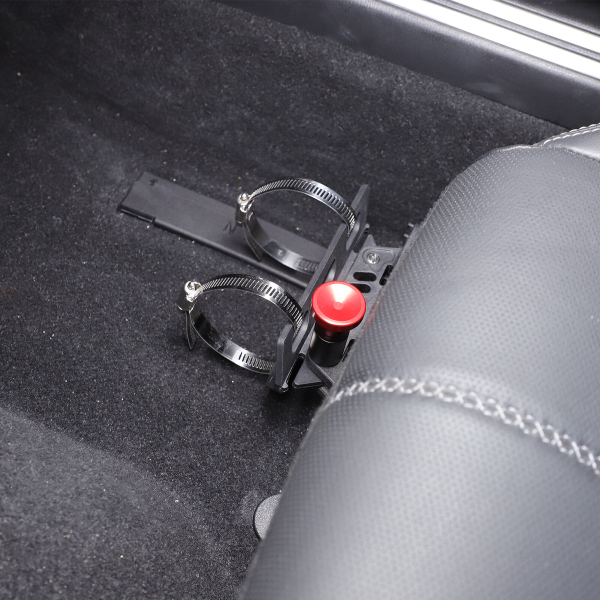 Adjustable Black Car Fire Extinguisher Mount Bracket For Mazda MX-5 Miata 16-23 1