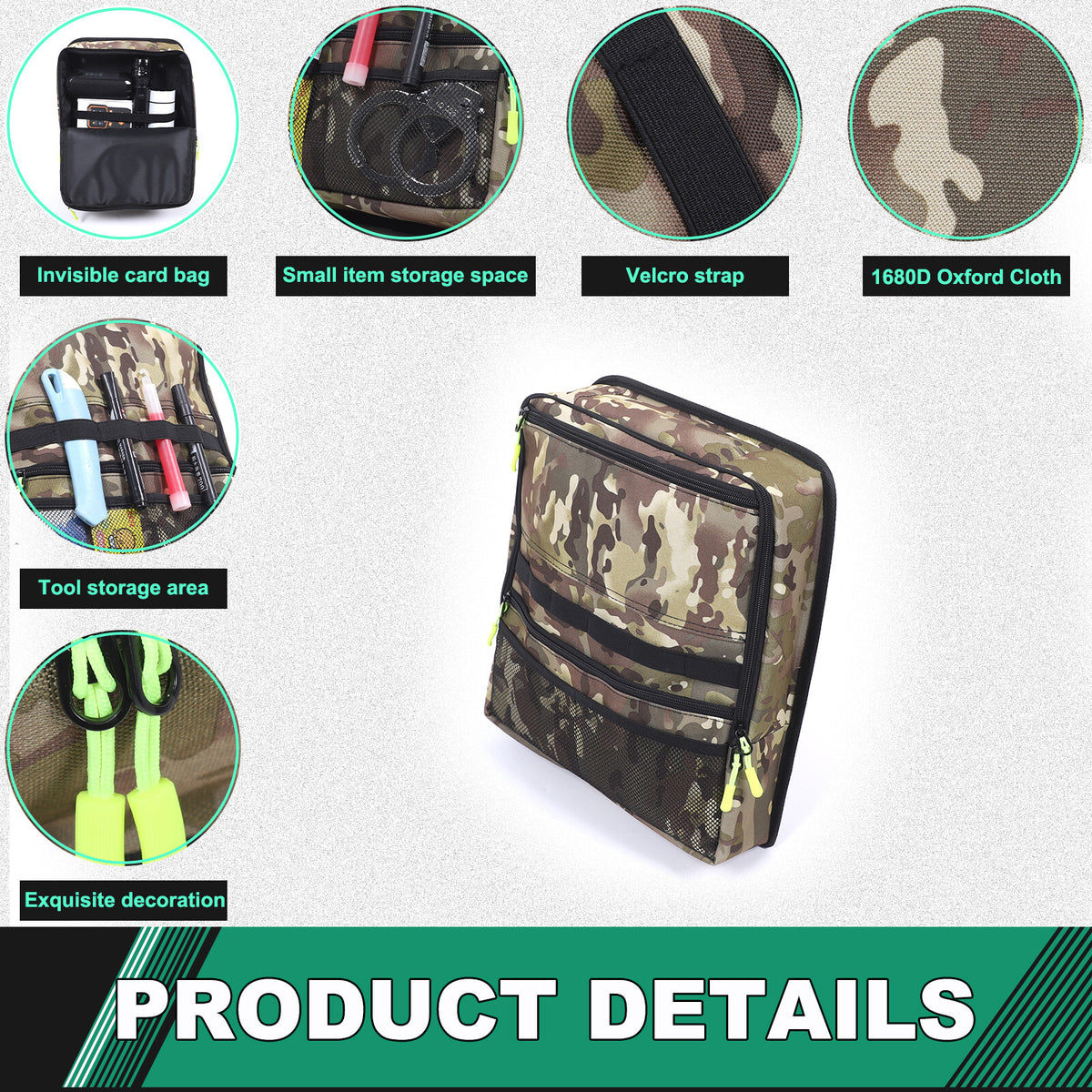 Camouflage Rear Trunk Side Window Storage Bag Tray For LR Defender 110 L663 20+ 3