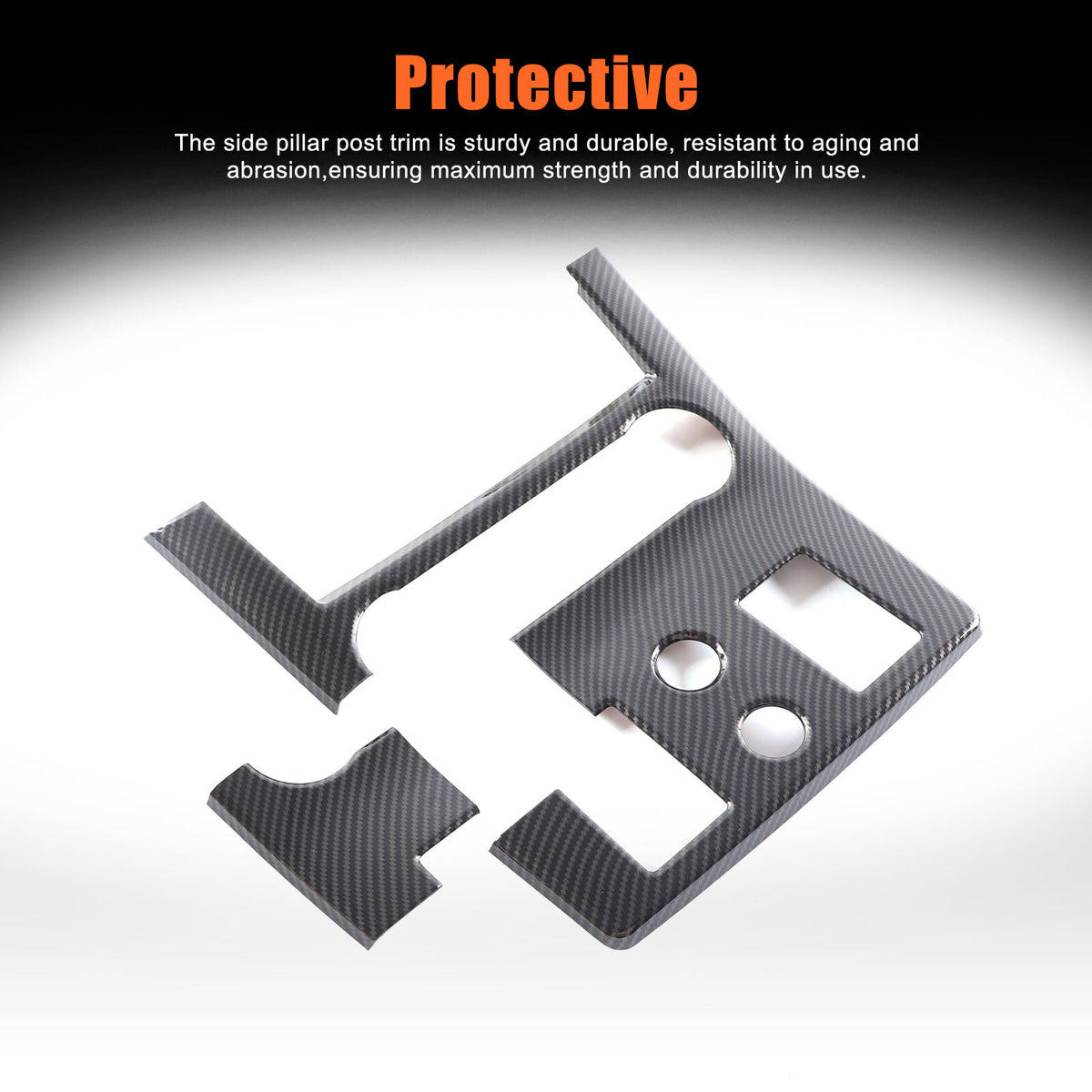 ABS Carbon Fiber Center Gear Shift Panel Cover for Range Rover Sport 2023-2024 15