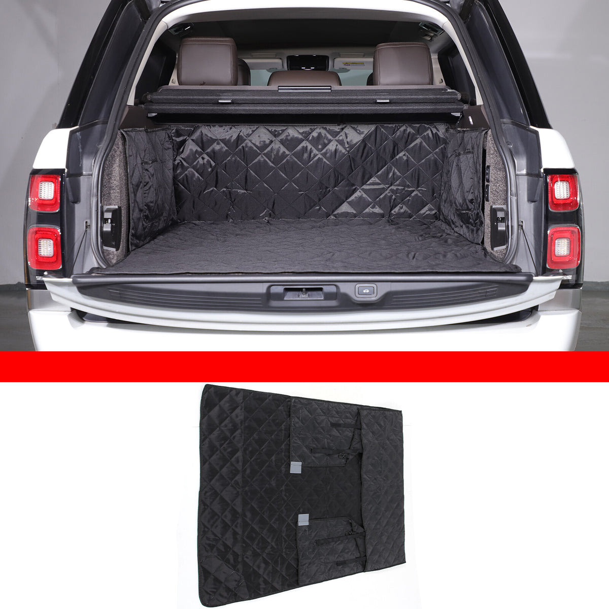Dog Car Trunk Mat Hammock Pet Seat Cover For Land Rover Range Rover Vogue 2020+ 8