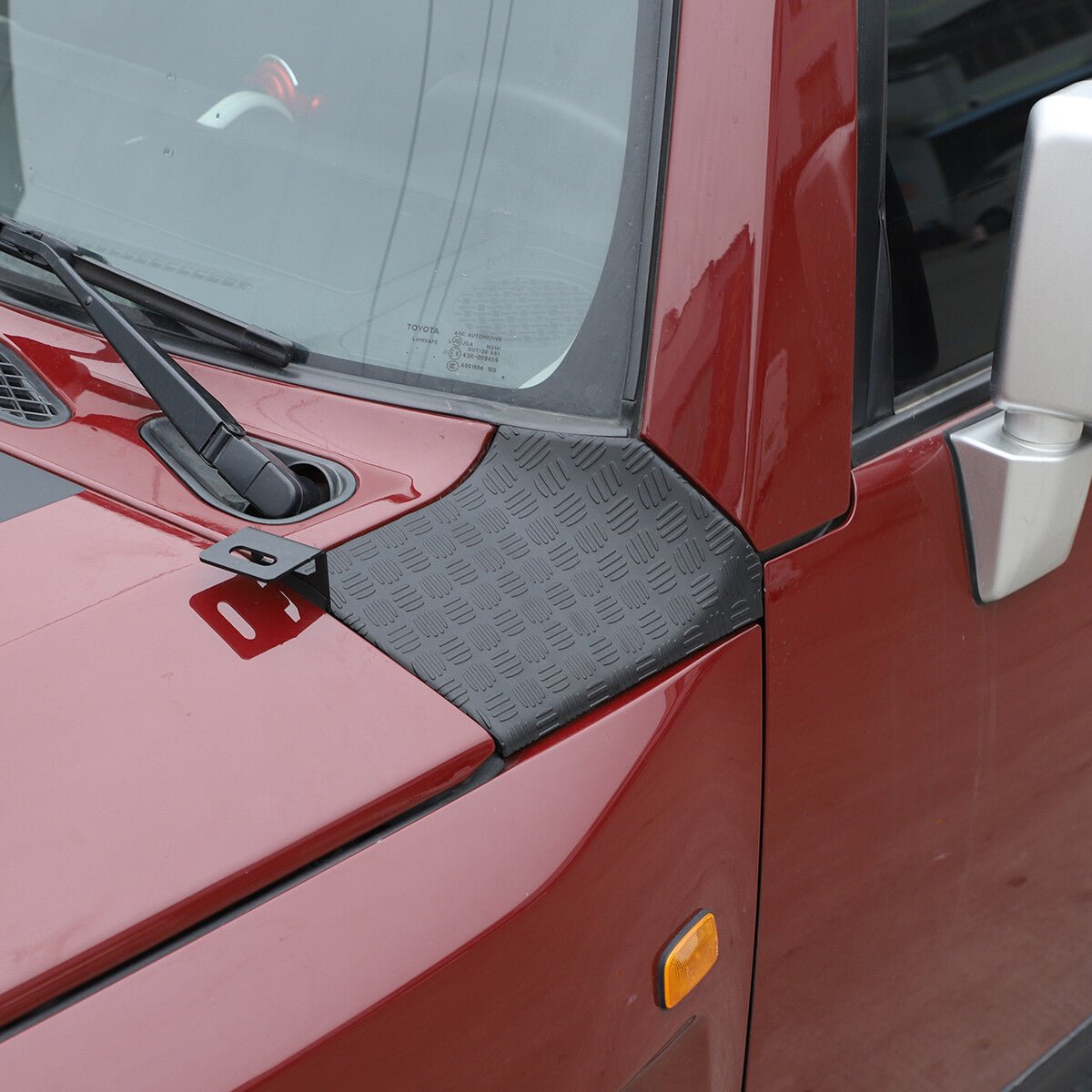 For Toyota FJ Cruiser 07-21 Hood Side Trim Overlay anti-Scratch Resistant Panel 7