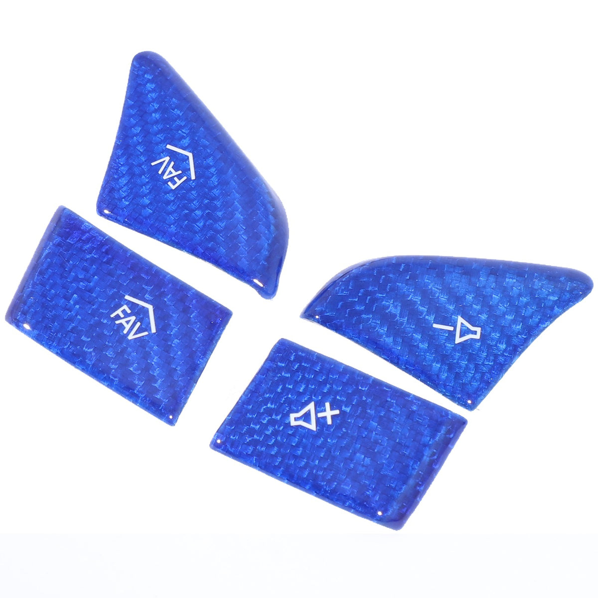 Blue Real Carbon Fiber Full Interior Set Decor Trim Kit for Corvette C8 20-25 - Variants 21-25 46