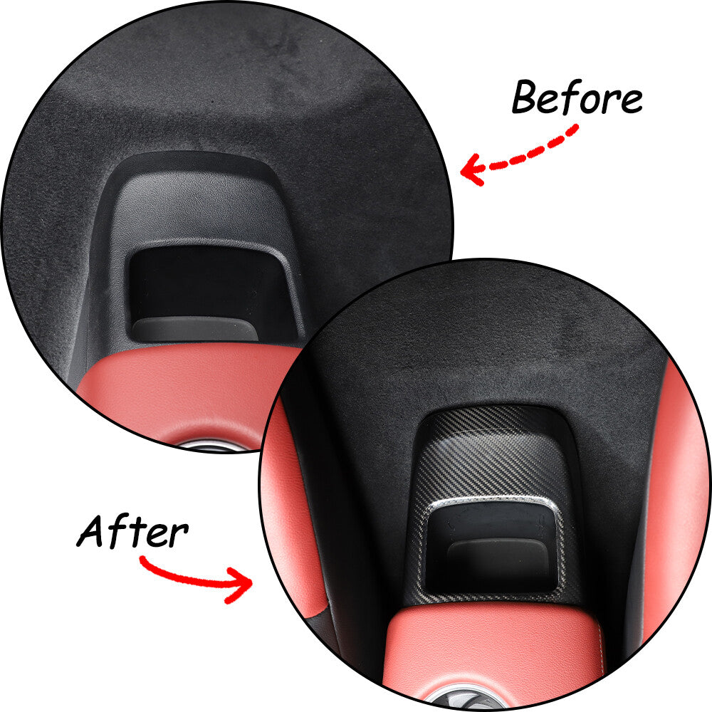 Real Carbon Fiber Full Interior Set Decor Trim Kit For Toyota Supra A90 MK5 19+ 16