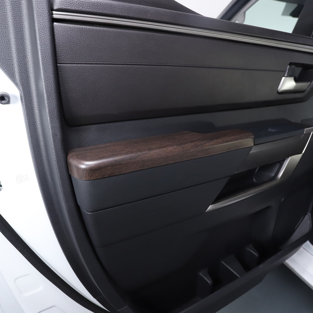 Oak Grain Door Elbow Armrest Trim Cover For Toyota Tundra Sequoia 2022-24 US 14