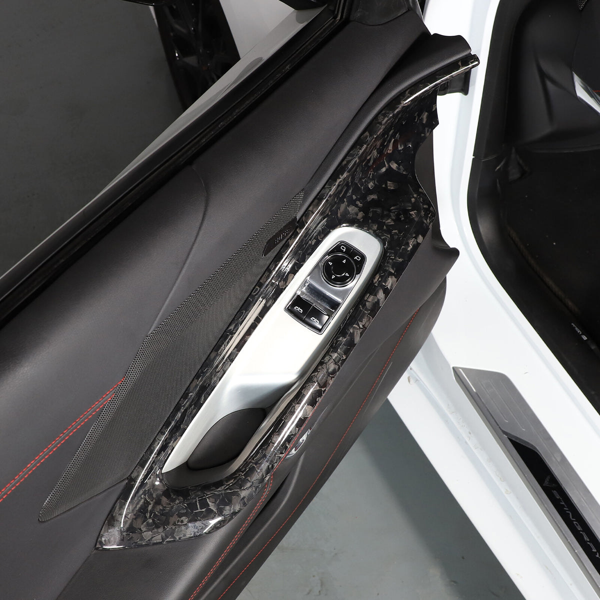 Forged Real Carbon Fiber Full Interior Set Cover Trim Kit For Corvette C8 20-25 - Variants 36-40 64