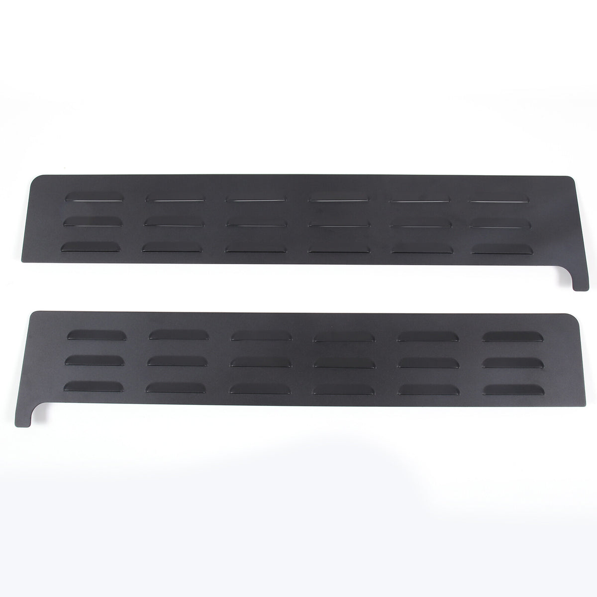 Black Alloy Wagon 2nd Row Door Window Vents Screen For Toyota Tundra 2022-23 US 10