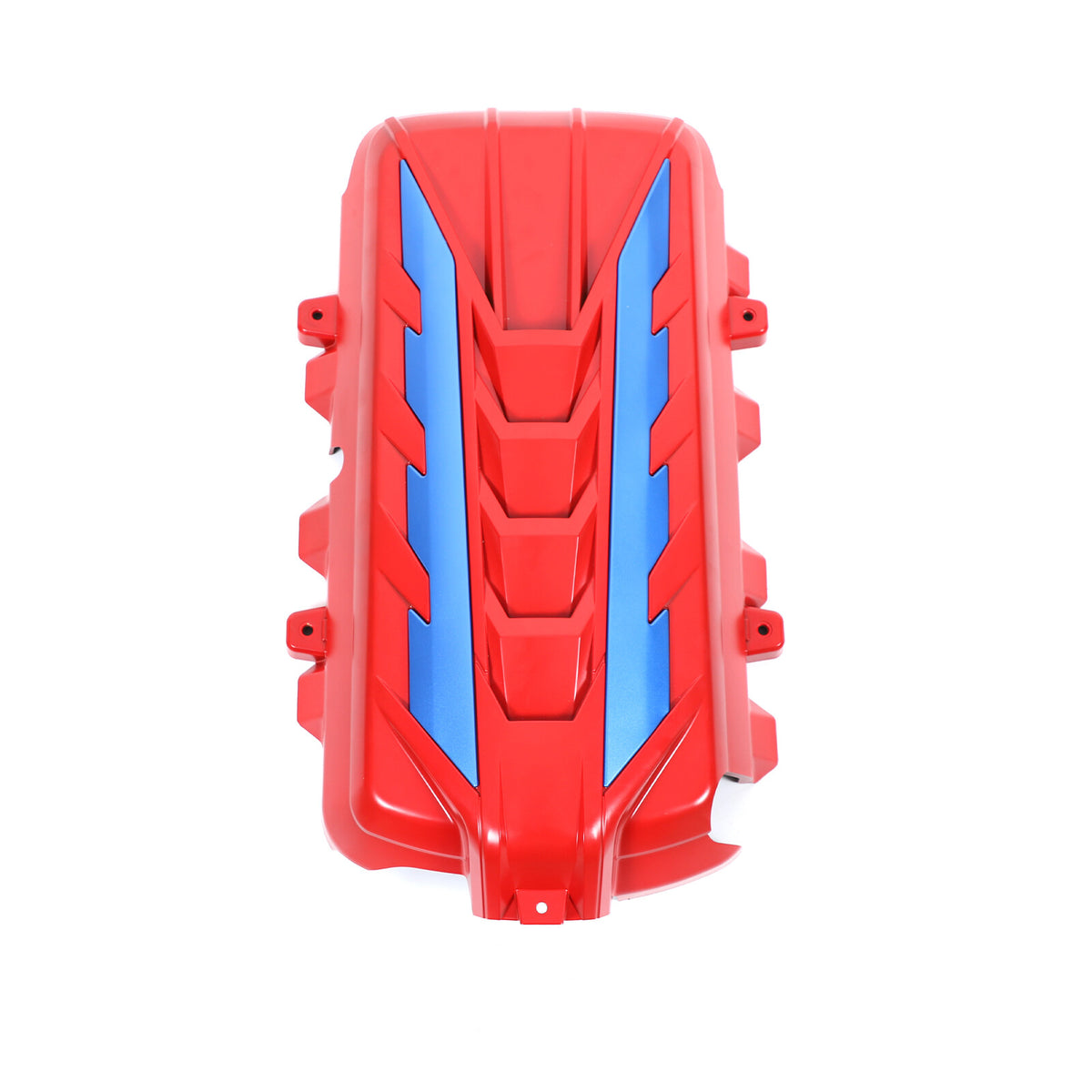 Red Engine Bay Panel Cover Trim in Edge Blue For Corvette C8 2020-26 24