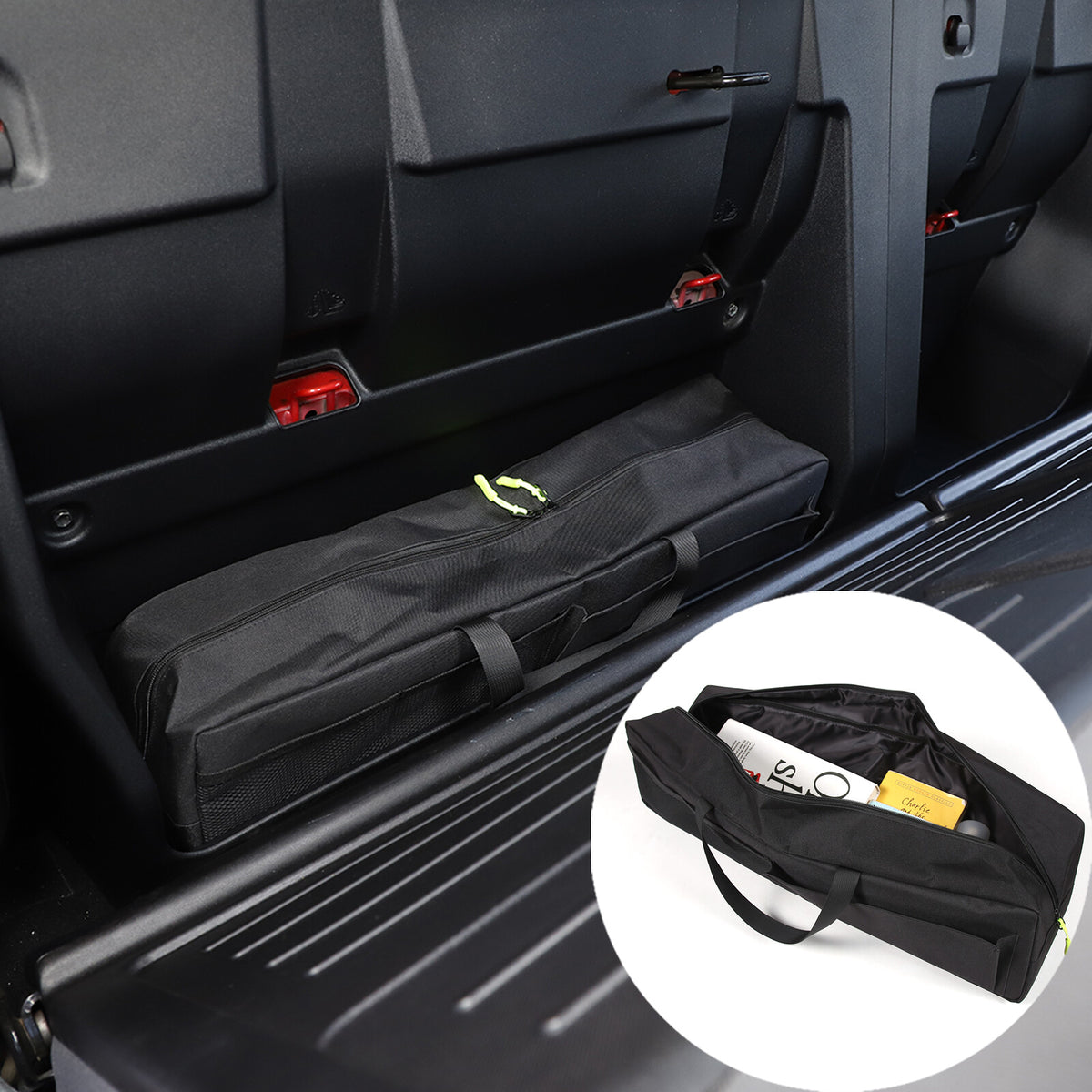 Car Auto Trunk Organizer Rear Seat Storage Bag For Toyota Tacoma 2016-2022 4