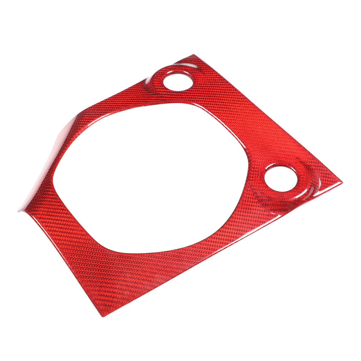 Red Real Carbon Fiber Center Gear Shift Base Trim For Nissan 400Z Z34 MT 2023+ 8