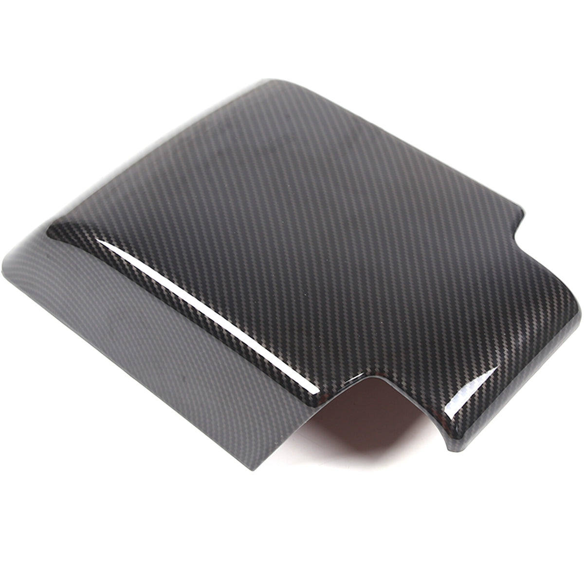 ABS Carbon Fiber Center Console Armrest Box Cover For LR Discovery 3/4 04-16 6