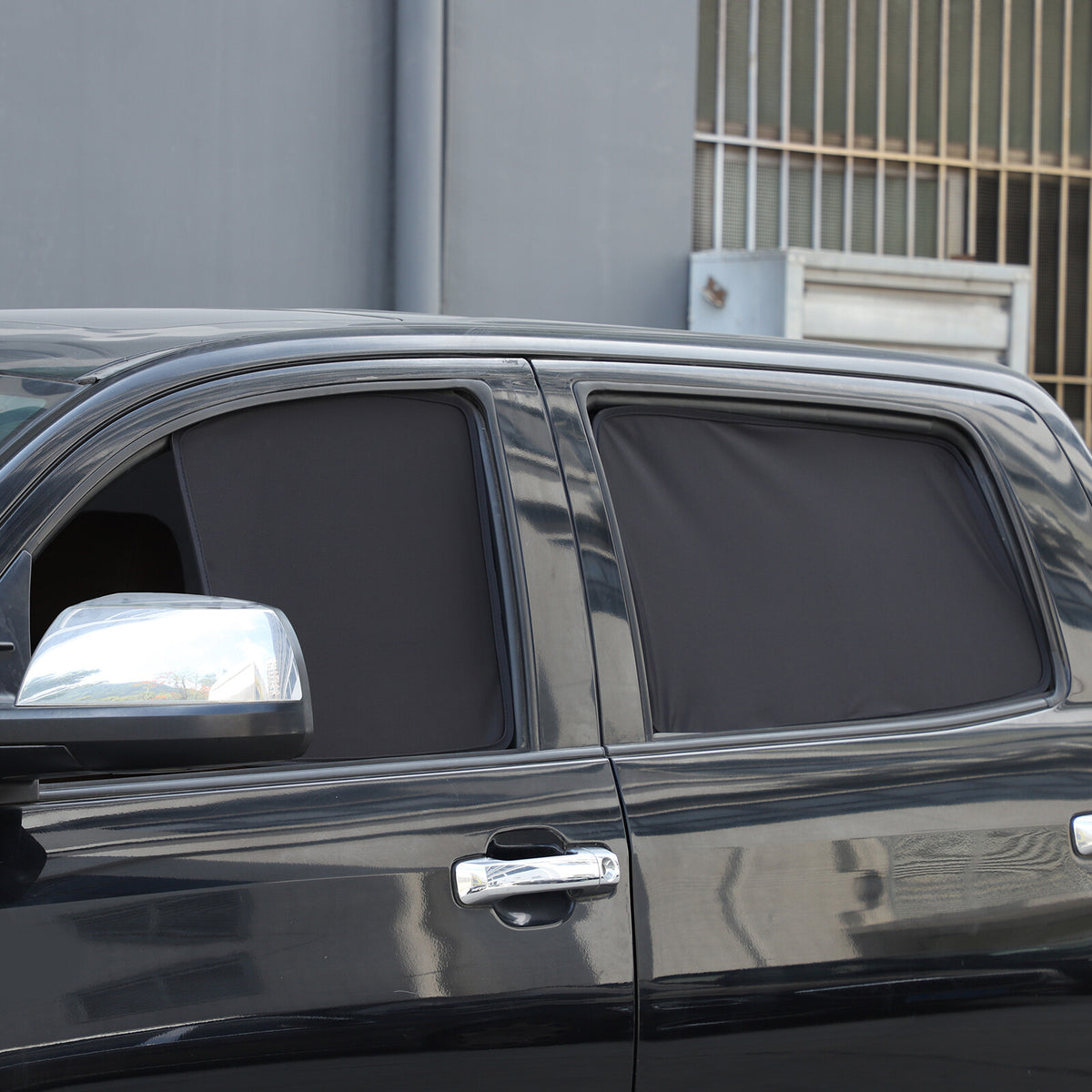 Black Window Screen Sun Shade Mesh Cover Windshield for Toyota Tundra 2007-21 US 6