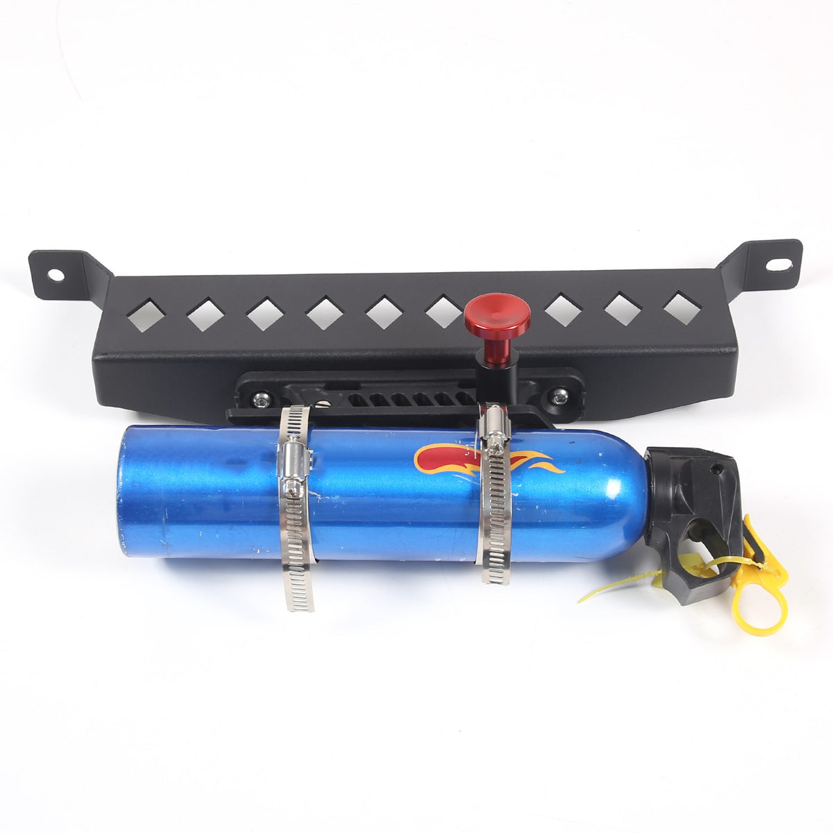 Black Aluminum Seat Fire Extinguisher Bracket For BMW X3 G01 2018-2023 US 21