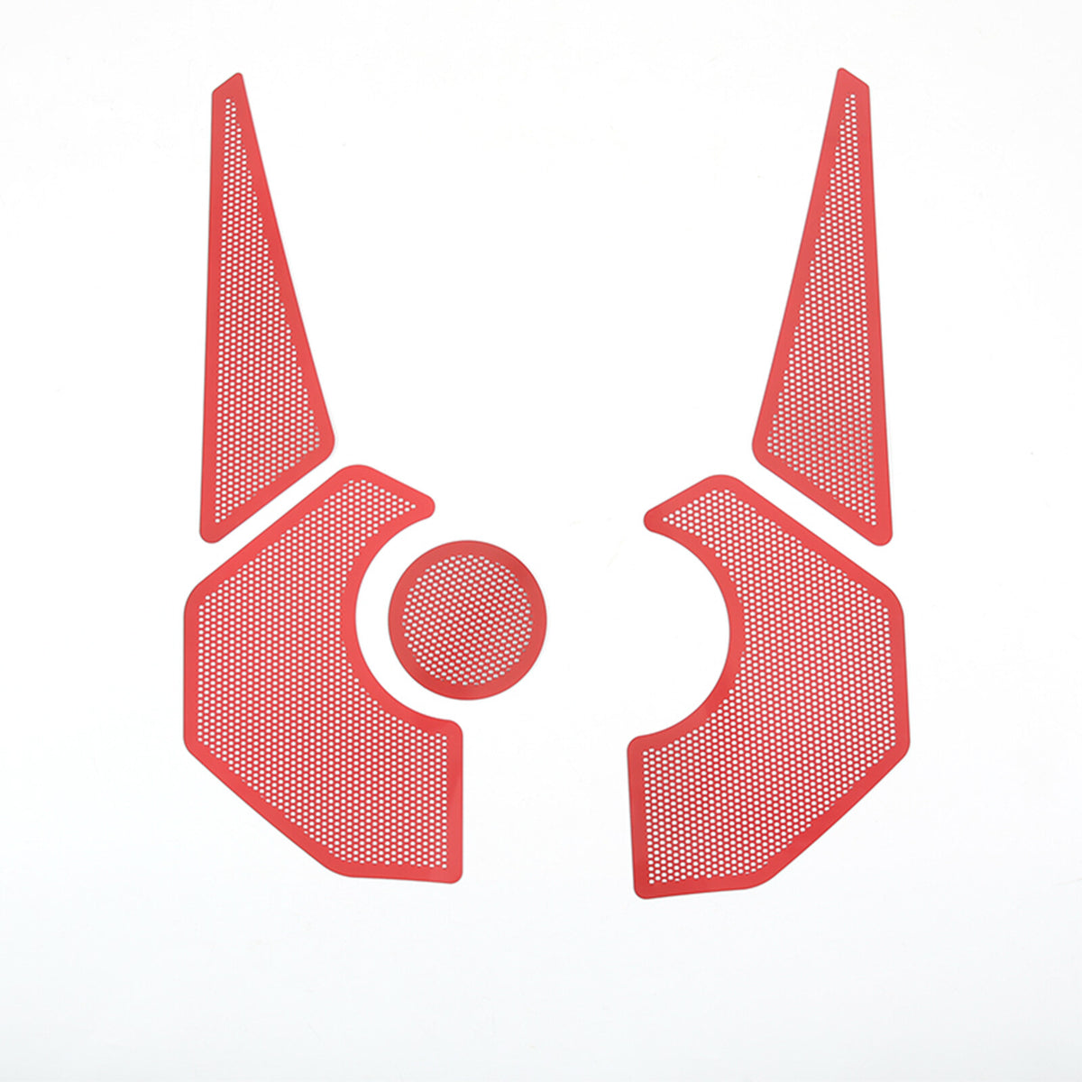 Red Steel Engine Hood Compartment Panel Trim Cover Set For Corvette C8 Z06 20-26 18