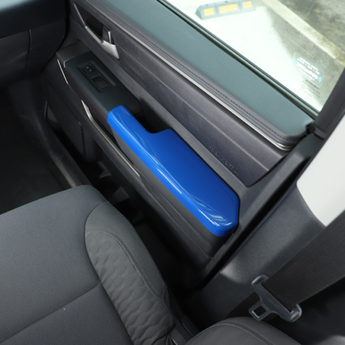Blue ABS Side Window Door Armrest Trim Strip For Toyota Tundra 2022-2026 9