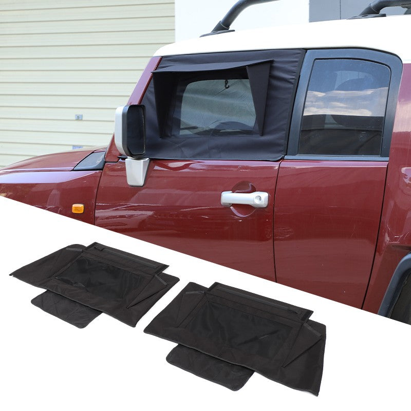 Front Door Window Sun Shade Cover For Toyota FJ Cruiser 2007-2021 22
