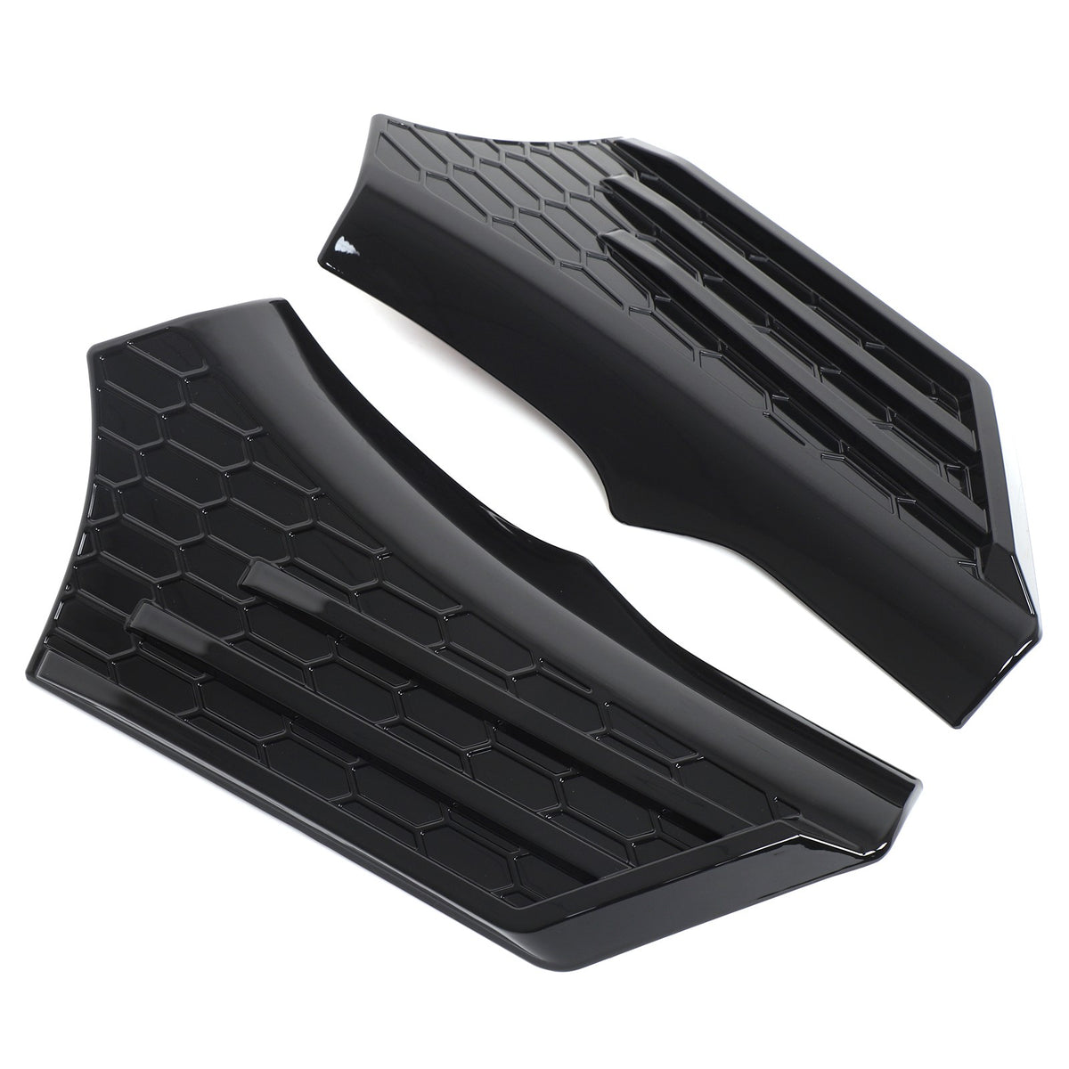 Piano Black ABS Side Fender Upper Panel Trim Cover For Ford Maverick 2022+ 2