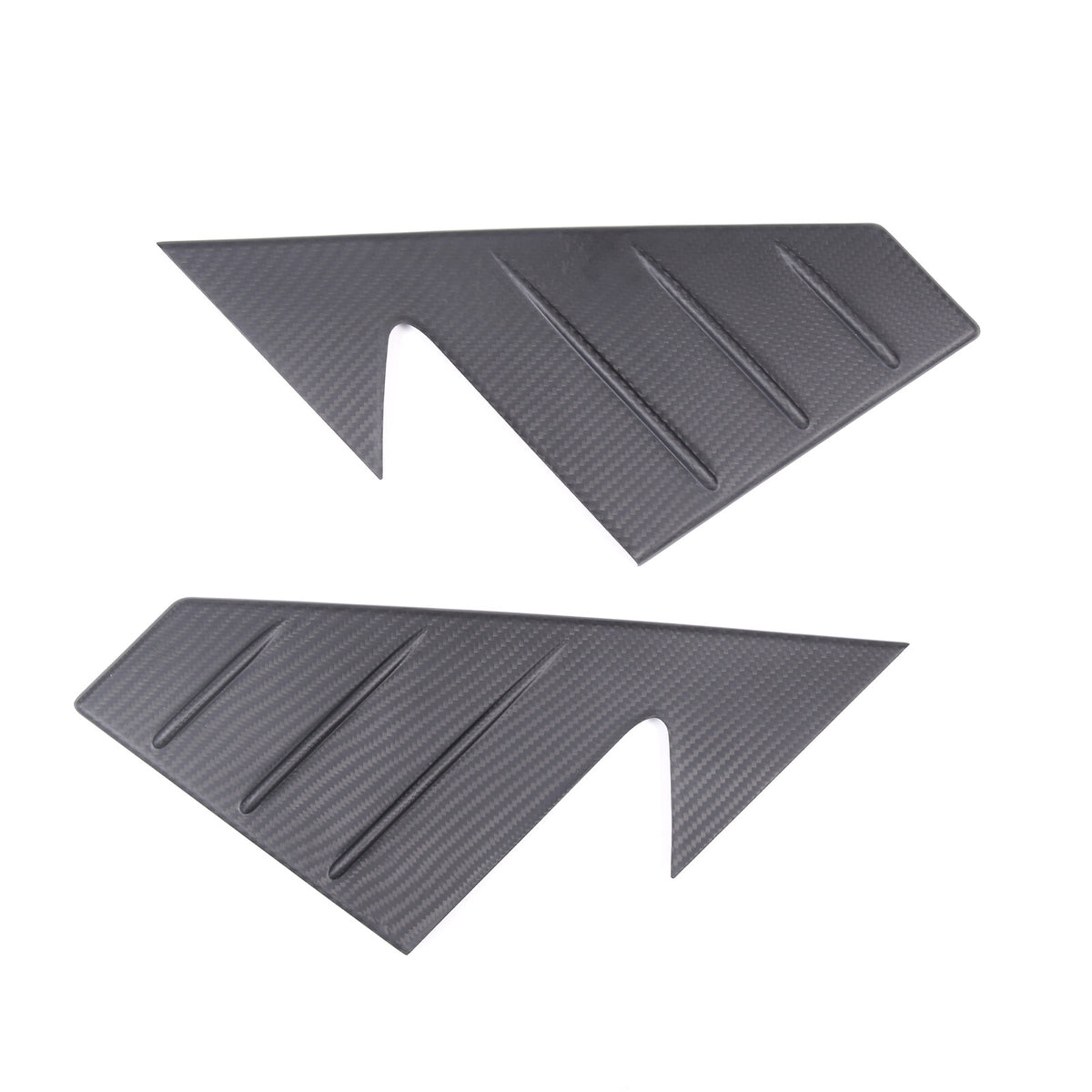 Matte Real Carbon Fiber Window Triangle A-Pillar Cover For LR Defender 2020-24 13