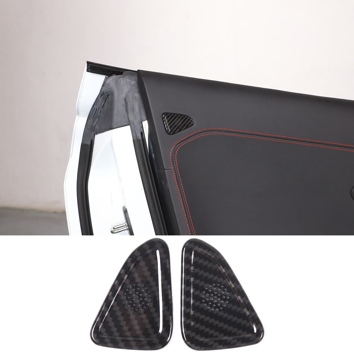 ABS Carbon Fiber Interior Center Console Trim Accessories For Corvette C8 2026+ - Styles 21-25 2