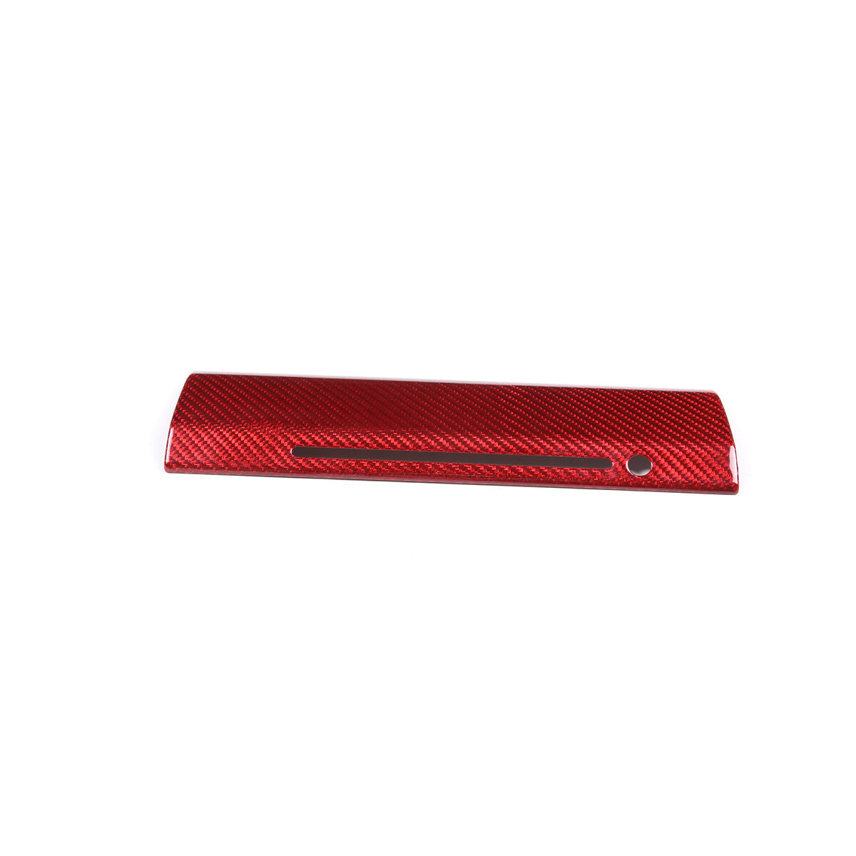 Red Carbon Interior CD Panel Decor Cover Trim Fit for Maserati Glibli 2014-15 6