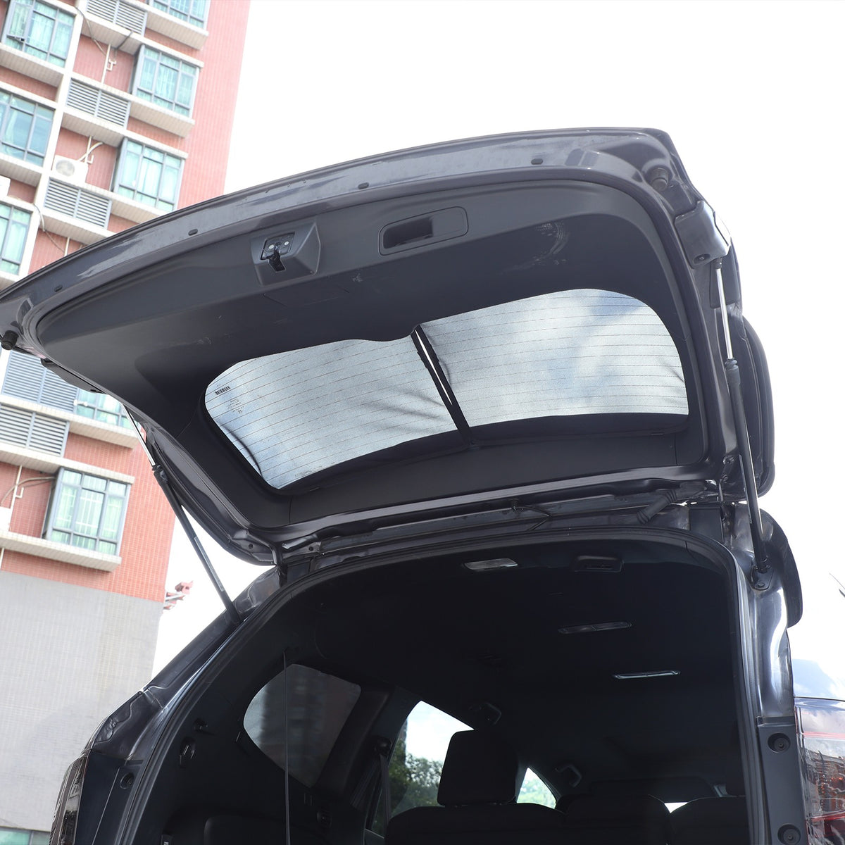 Rear Tailgate Window Mesh Screen Sunshade Sun Cover For Honda Pilot 2016-2022 18