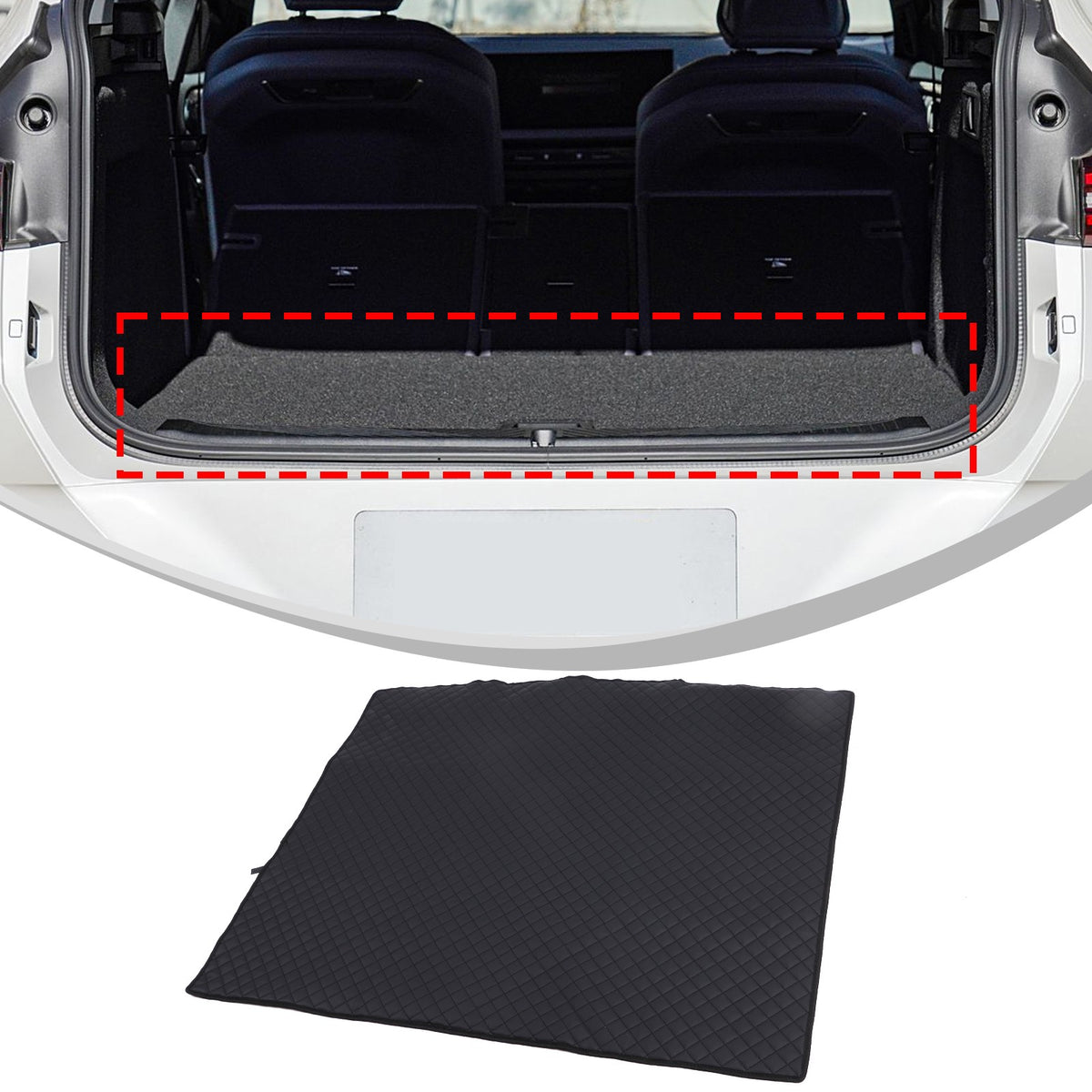 Cargo Trunk Tray Cargo Liner Rear Trunk Floor Mat For BMW X3 G45 2025+ US 12