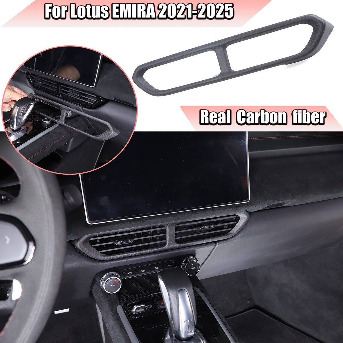Matte Dry Real Carbon Fiber Full Interior Set Trim Kit For Lotus Emira 2021-25 - Variants 1-5 23