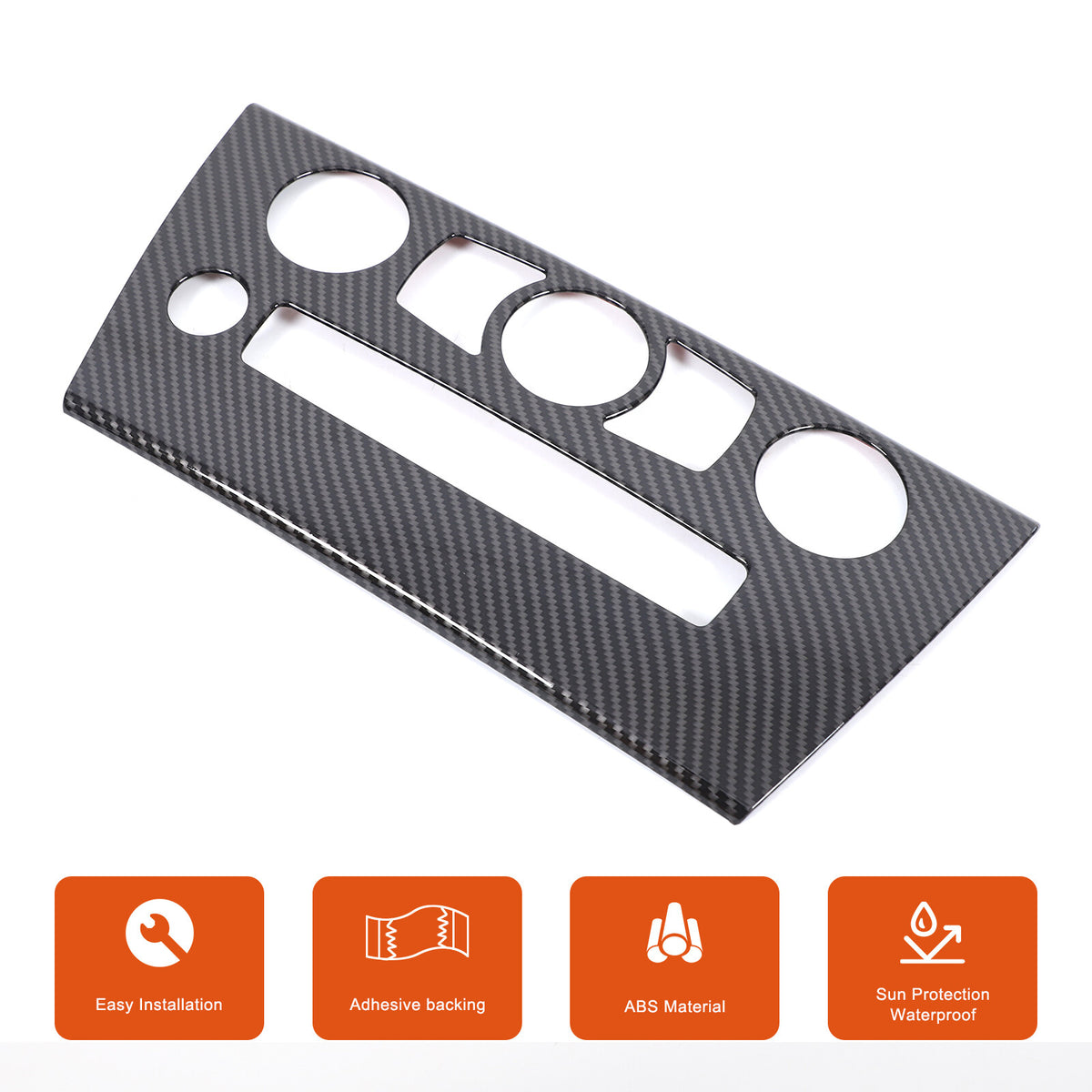 ABS Carbon Center Air Conditioning Cover Trim For BMW 6 Series E63 E64 2004-2009 15