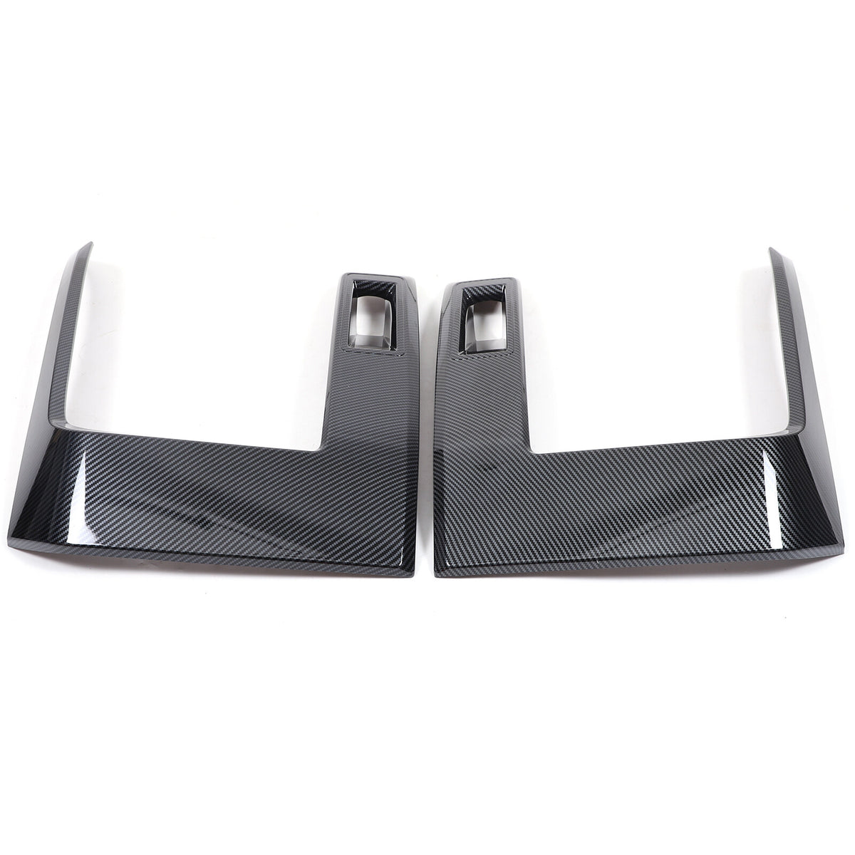 ABS Carbon Fiber Headlight Eyebrow Eyelid Trim For Mitsubishi L200 2024-25 US 9