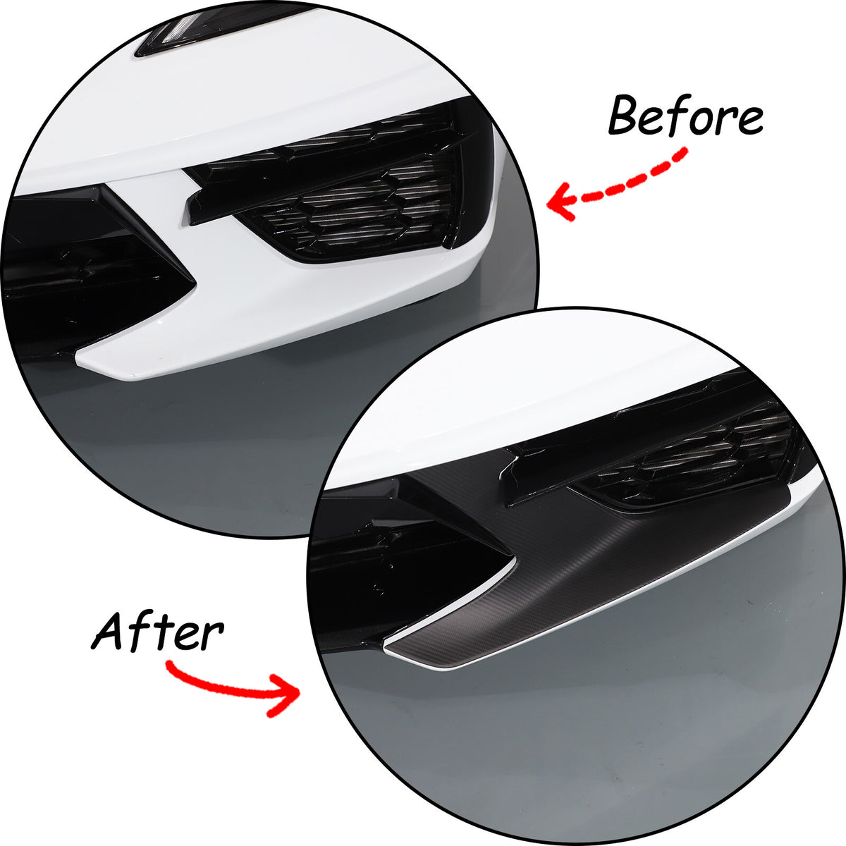 Matte Real Carbon Fiber Interior Exterior Trim Cover For Corvette C8 2020-25 146