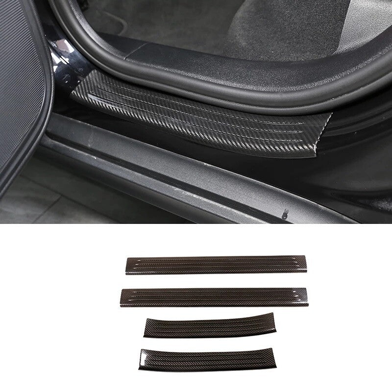Real Carbon Fiber Interior Center Full Trim Cover Set For Porsche Macan 2014-20 2