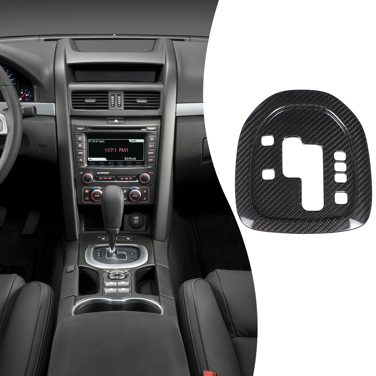 Real Carbon Fiber Gear Shift Panel Trim For Pontiac G8 AT 2008-2009 5