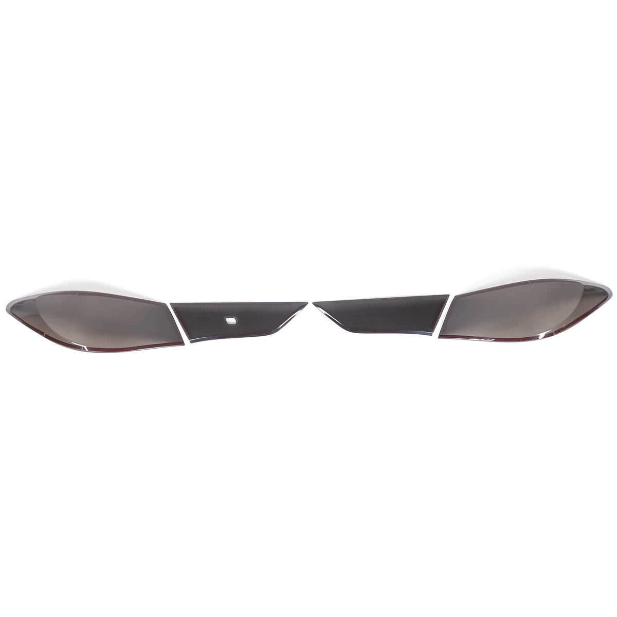 Smoked Black Rear Tail Light Guard Decor Cover Trim Bezel For Infiniti Q60 2016+ 10