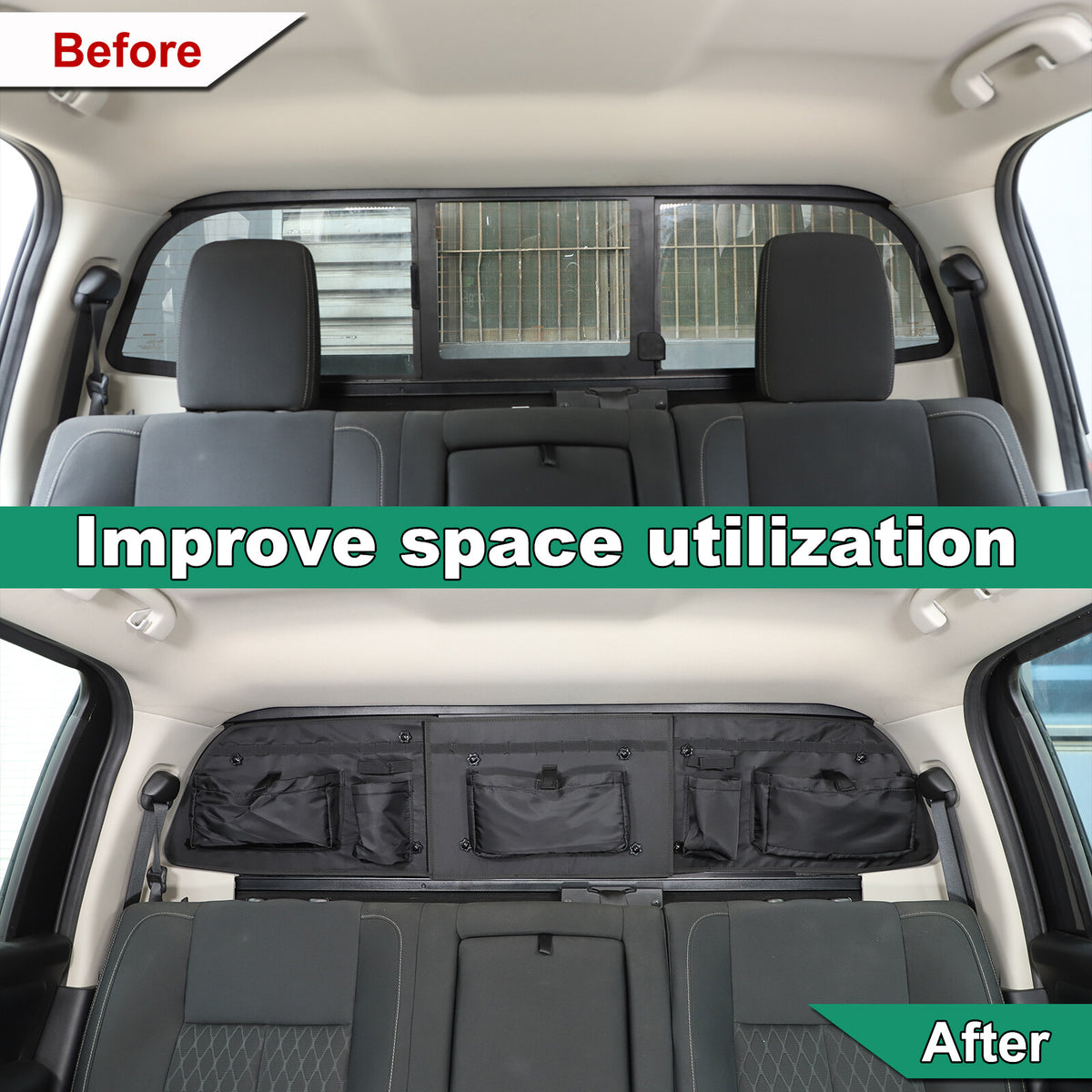 Tailgate Trunk Storage Bag Case Cover Tool Organizer For Nissan Titan 2016-2023 14