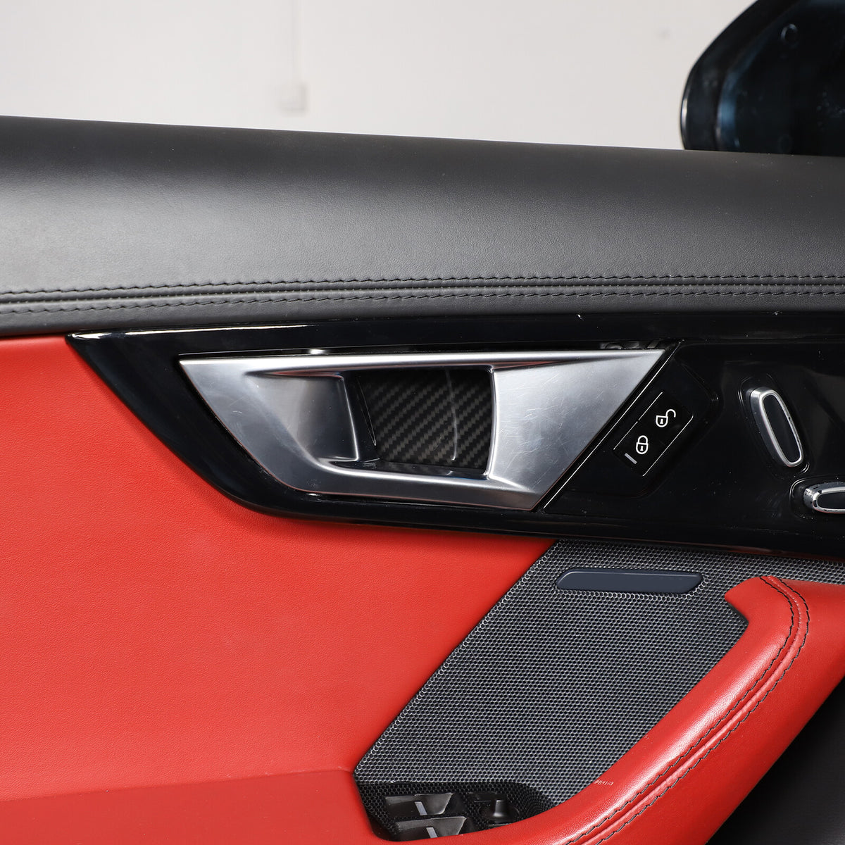 ABS Carbon Fiber Interior Full Set Cover Trim Kit For Jaguar F-type X152 2013-25 - Styles 11-15 38
