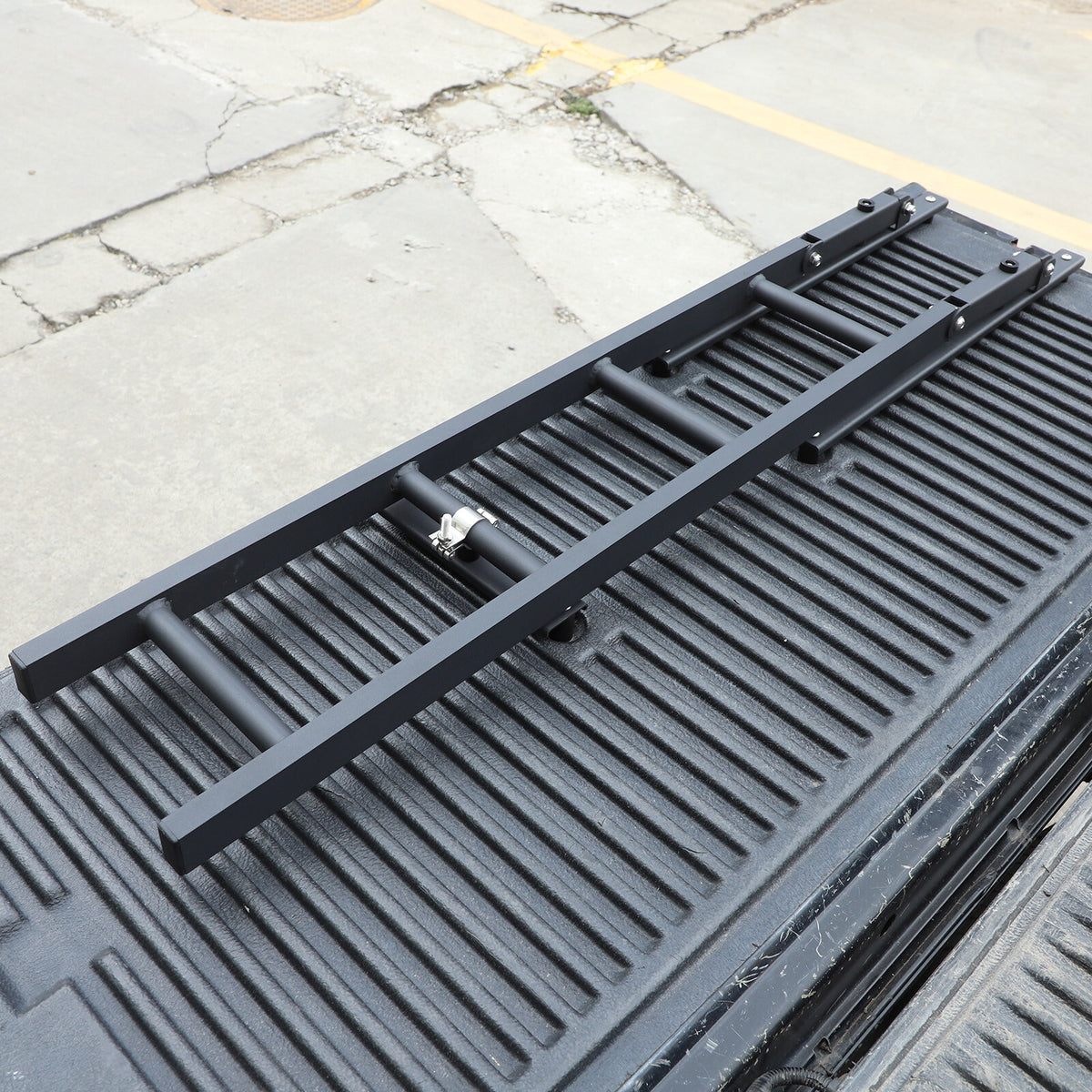 Black Alloy Truck Step Stair Tailgate Foot Ladder for TOYOTA TUNDRA 2007-2021 9
